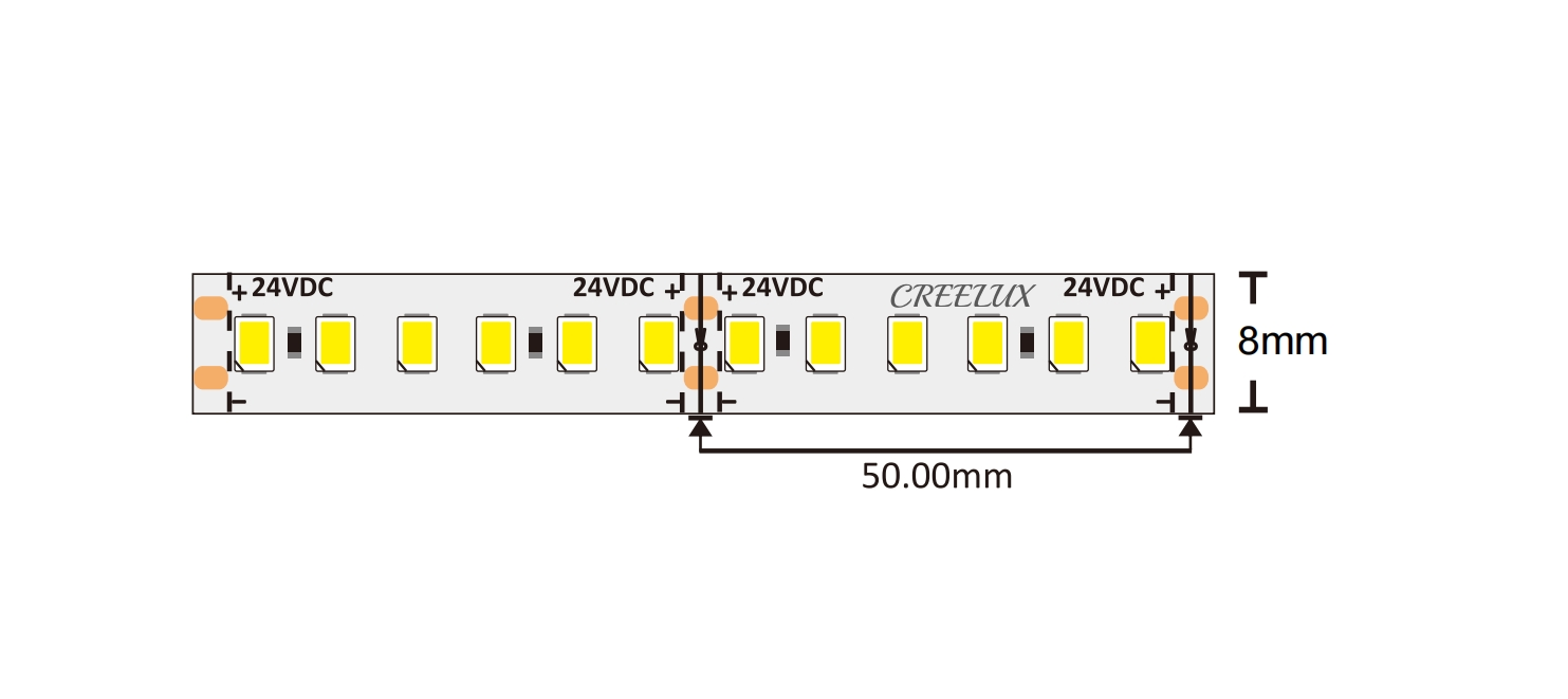 CREELUX-professional manufacturer of 2835 led strip light, high quality, 3 years warranty.