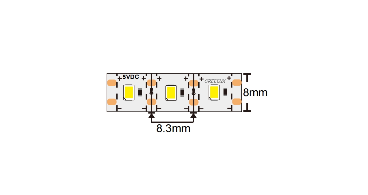 CREELUX-professional manufacturer of 2835 led light strips, high quality, 3 years warranty.