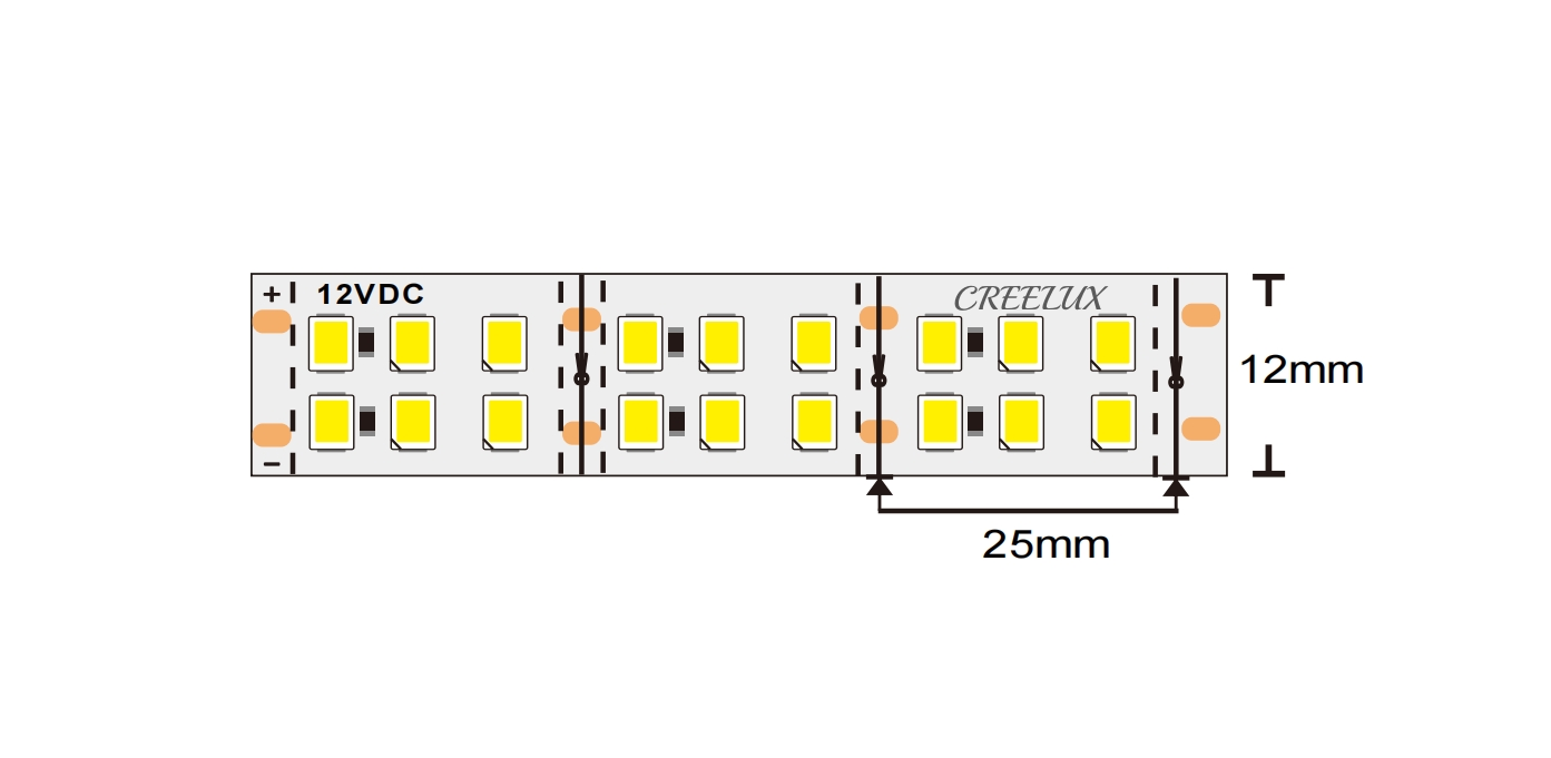 CREELUX-professional manufacturer of 2835 led strip, high quality, 3 years warranty.