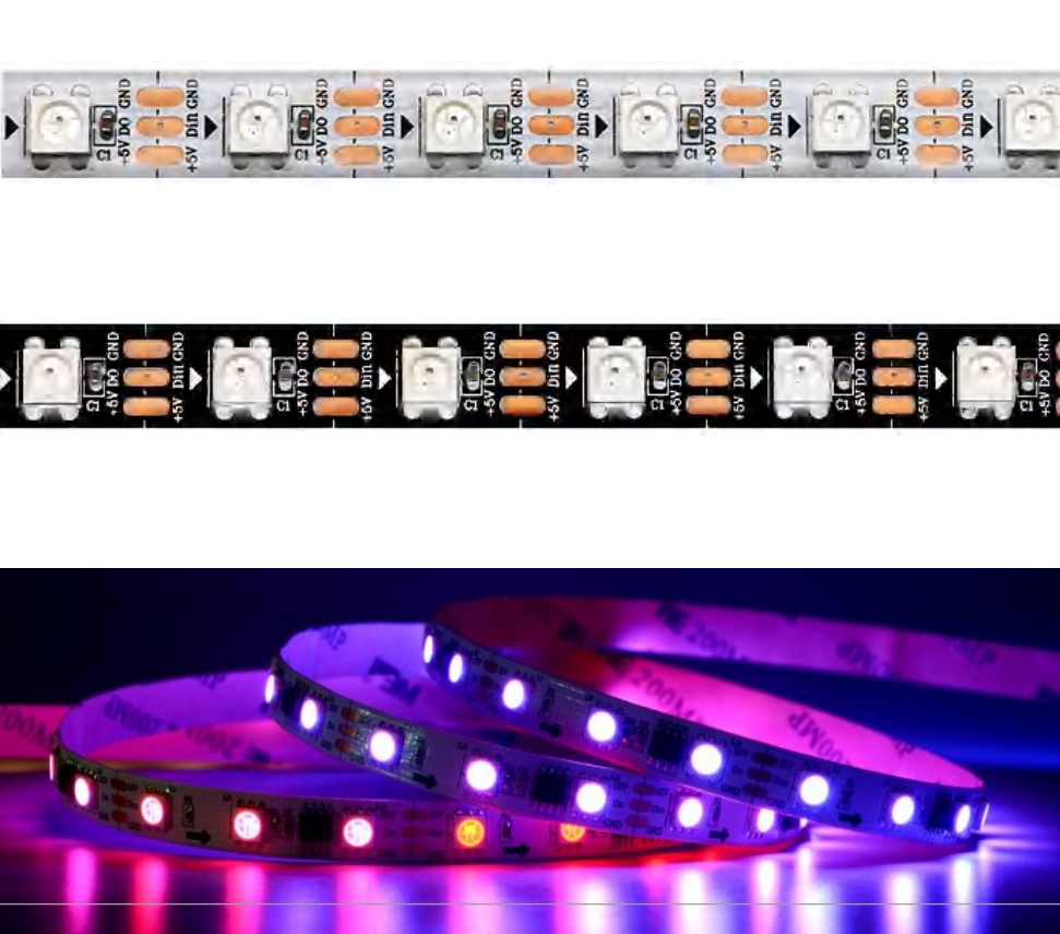 CREELUX-rgb led light strips, 3 years warranty