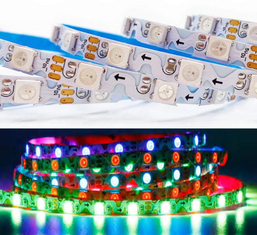 CREELUX-rgb led light strips, 3 years warranty