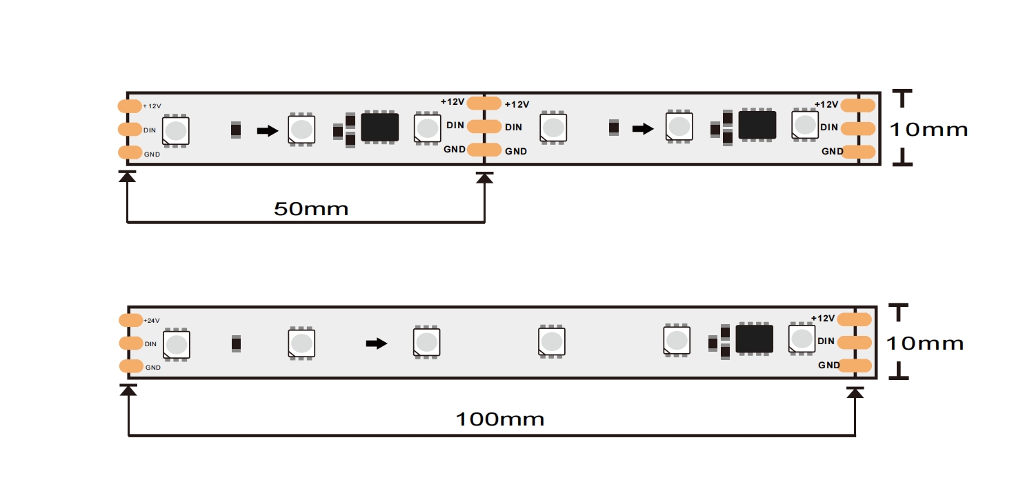 CREELUX-professional manufacturer of 5050 rgb led strip light, rgbic,12V, 5050 60leds, high quality, 3 years warranty.